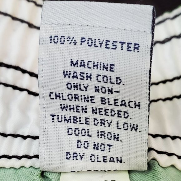 GAP Black Green Activewear Beach Wear Water Sports Board Shorts Size 35 - Picture 9 of 10